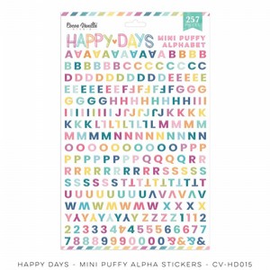 מדבקות ספוג תלת ממדיות HAPPY DAYS - MINI PUFFY ALPHABET STICKERS מדבקות ספוג תלת ממדיות HAPPY DAYS - MINI PUFFY ALPHABET STICKERS