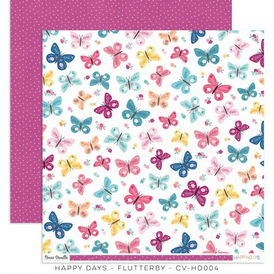 �� �������� �����  HAPPY DAYS - FLUTTERBY PAPER