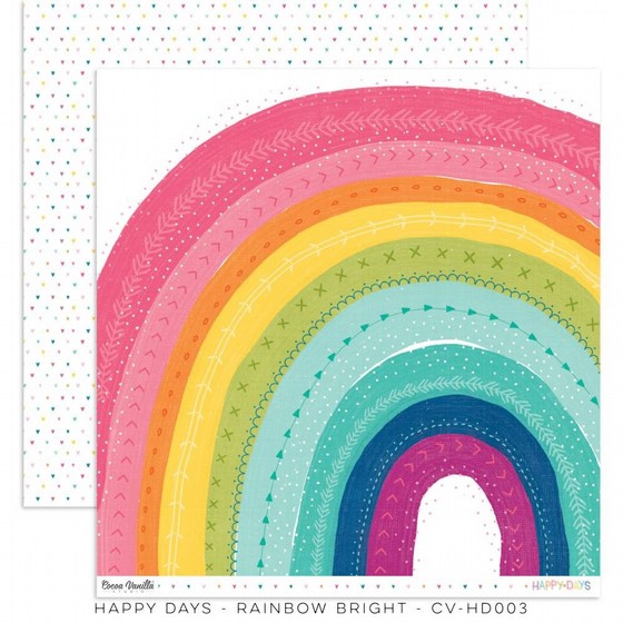 �� �������� ����� HAPPY DAYS - RAINBOW BRIGHT PAPER