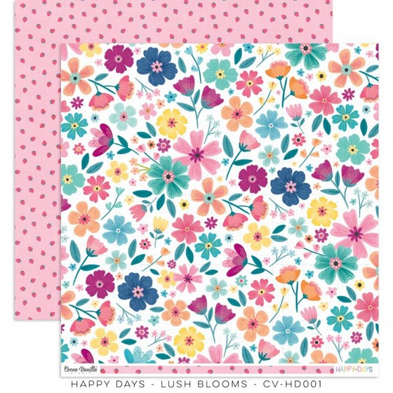 �� �������� ����� HAPPY DAYS - LUSH BLOOMS PAPER