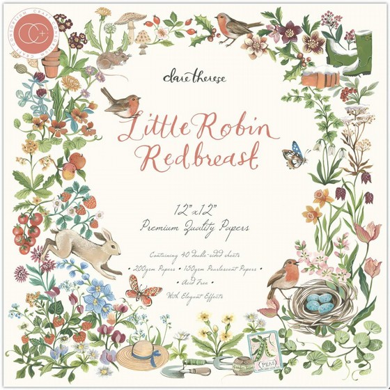 ���� ��� �������� Little Robin Redbreast - Premium Paper Pad