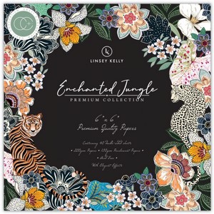 מארז דפי קארדסטוק Enchanted Jungle - 6"x6" Premium Paper Pad מארז דפי קארדסטוק Enchanted Jungle - 6"x6" Premium Paper Pad