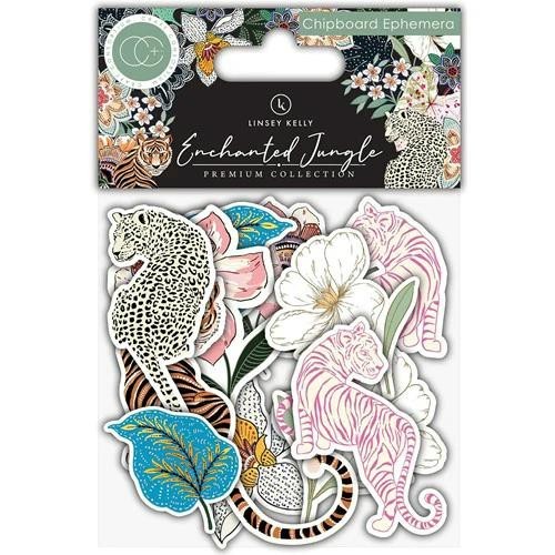 ���� ������ ������� Enchanted Jungle - Chipboard Ephemera