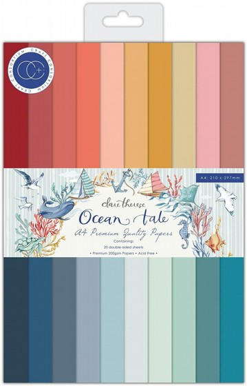  ���� ��� �������� Ocean Tale - A4 Premium Cardstock Paper Pad