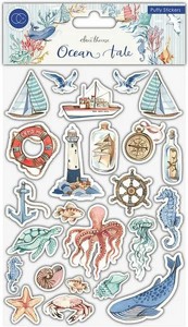 מדבקות מעוצבות בעלות נפח Ocean Tale - Puffy Stickers מדבקות מעוצבות בעלות נפח Ocean Tale - Puffy Stickers