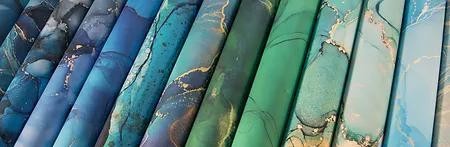 ���� ��� �������� 12*12 The Essential Craft Papers - Ink Drops - Ocean