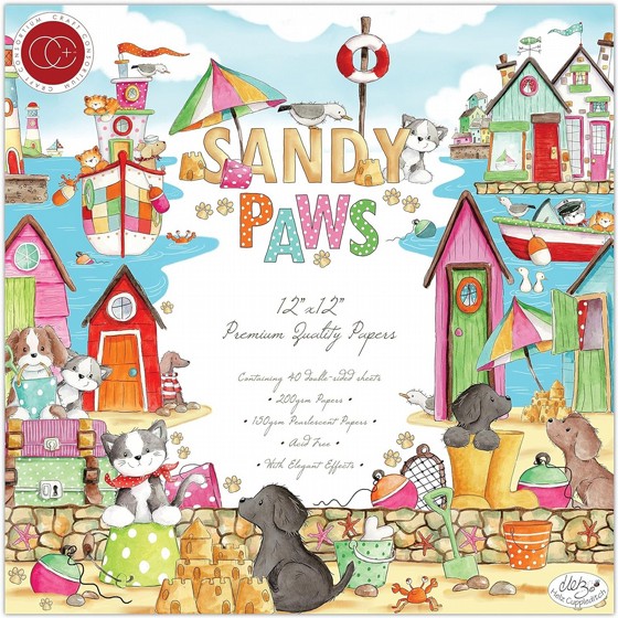 ���� ��� �������� 12*12  Sandy Paws - Premium Paper Pad