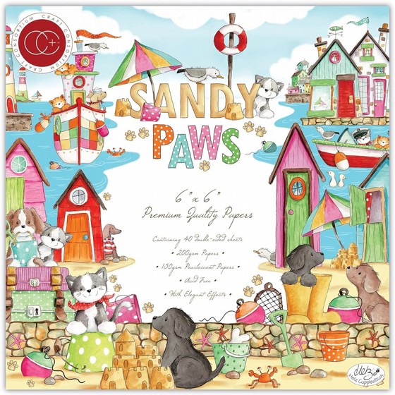 ���� ��� �������� Sandy Paws - 6"x6" Premium Paper Pad