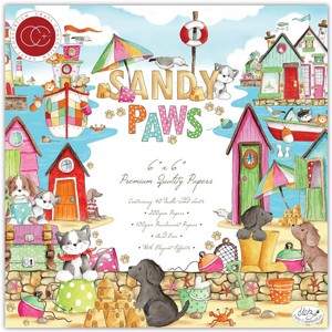 מארז דפי קארדסטוק Sandy Paws - 6"x6" Premium Paper Pad מארז דפי קארדסטוק Sandy Paws - 6"x6" Premium Paper Pad