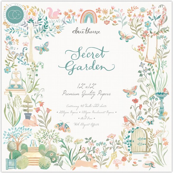  ���� ��� �������� 12*12 Secret Garden - Premium Paper Pad
