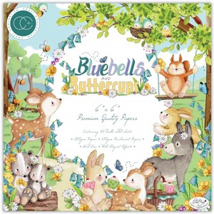 מארז דפי קארדסטוק Bluebells and Buttercups - 6"x6" Premium Paper Pad מארז דפי קארדסטוק Bluebells and Buttercups - 6"x6" Premium Paper Pad