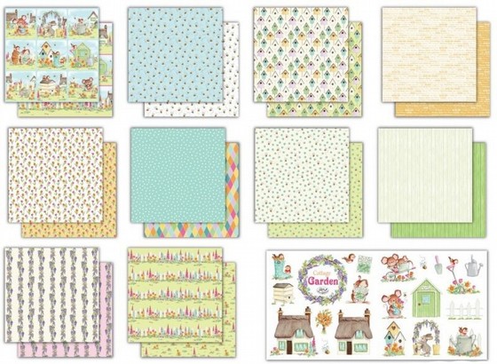 ���� ��� �������� Cottage Garden 6"x6" Premium Paper Pad