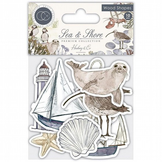 ���� ������ �� Sea & Shore - Laser cut Wooden Shapes