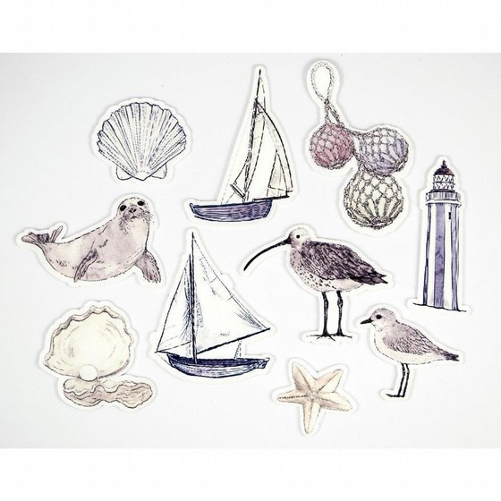 ���� ������ �� Sea & Shore - Laser cut Wooden Shapes