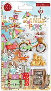 ���� ������ �������� Sandy Paws - Stamp Set - Sand Castle