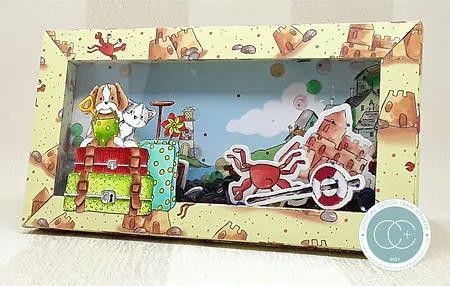 ���� ������ �������� Sandy Paws - Stamp Set - Sand Castle