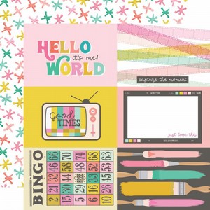 דף קארדסטוק מעוצב TRUE COLORS - 4X6 ELEMENTS דף קארדסטוק מעוצב TRUE COLORS - 4X6 ELEMENTS