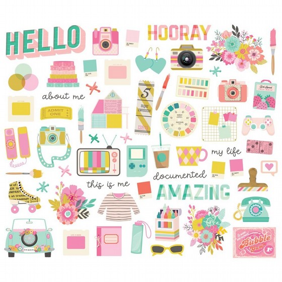 ���� ������ ���� �������� True Colors Collection - Ephemera - Bits And Pieces