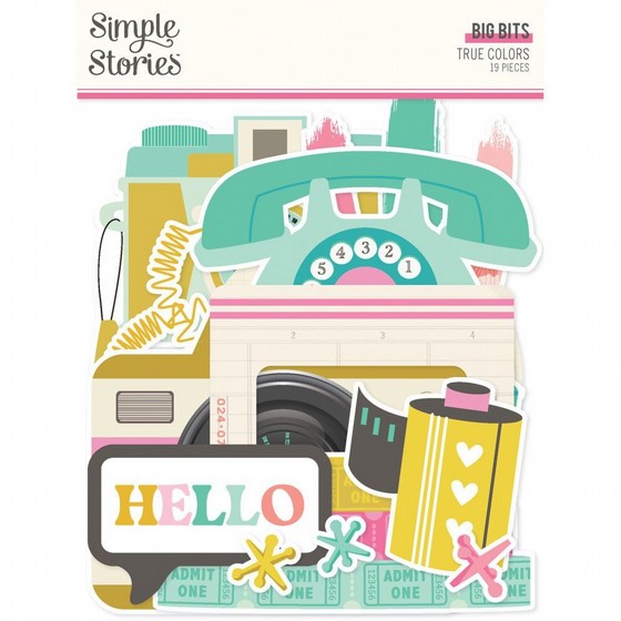 ���� ������ ���� ��������  True Colors Collection - Ephemera - Big Bits And Pieces