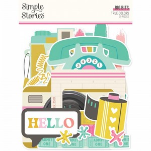מארז חיתוכי נייר קארדסטוק True Colors Collection - Ephemera - Big Bits And Pieces מארז חיתוכי נייר קארדסטוק True Colors Collection - Ephemera - Big Bits And Pieces
