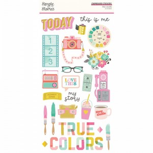 מארז מדבקות צ'יפבורד מסדרת TRUE COLORS - 6X12 CHIPBOARD מארז מדבקות צ'יפבורד מסדרת TRUE COLORS - 6X12 CHIPBOARD