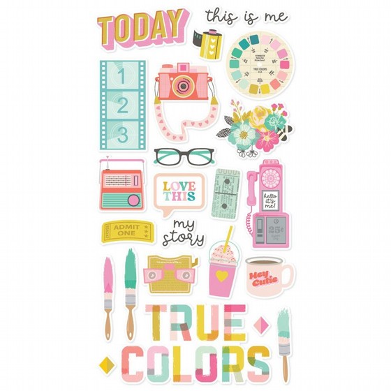 ���� ������ ������� �����  TRUE COLORS - 6X12 CHIPBOARD