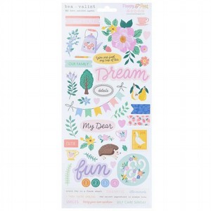 מדבקות קארדסטוק לעיצוב וקישוט BEA VALINT POPPY AND PEAR מדבקות קארדסטוק לעיצוב וקישוט BEA VALINT POPPY AND PEAR