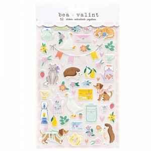 מארז מדבקות נפח תלת ממד Bea Valint - Poppy and Pear Collection - Puffy Stickers מארז מדבקות נפח תלת ממד Bea Valint - Poppy and Pear Collection - Puffy Stickers