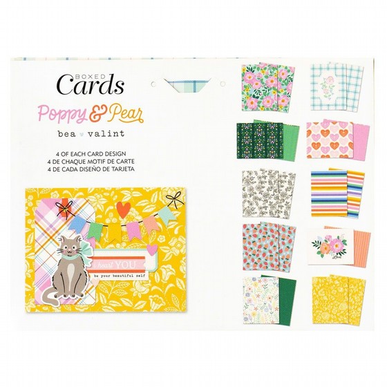 ���� ������ ���� ������ Bea Valint - Poppy and Pear Collection - Boxed Cards