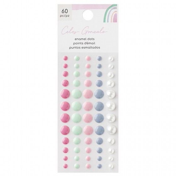 ���� ������ ������ ������� ������� ������ Celes Gonzalo - Rainbow Avenue Collection - Enamel Dots - Iridescent Glitter