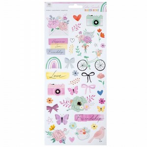 מארז מדבקות קארדסטוק מסדרת Celes Gonzalo - Rainbow Avenue Collection מארז מדבקות קארדסטוק מסדרת Celes Gonzalo - Rainbow Avenue Collection