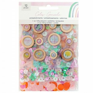 ���� ��������� ������ Celes Gonzalo - Rainbow Avenue Collection - Confetti Button Pack