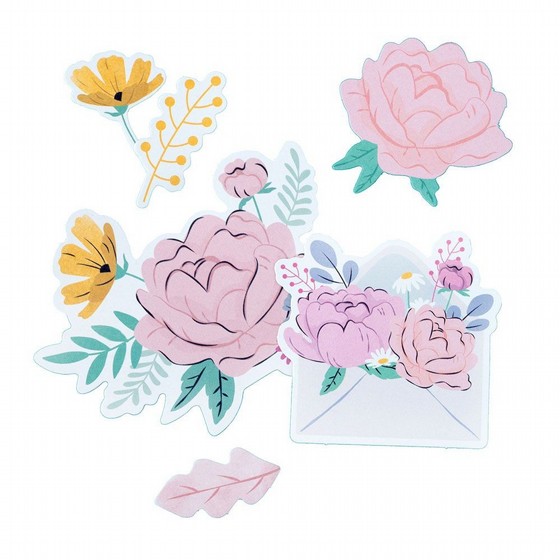 ���� ������ �������� ������� ����� Celes Gonzalo - Rainbow Avenue Collection - Ephemera - Floral