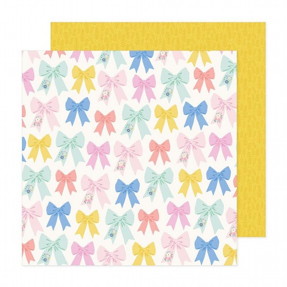 �� �������� ����� Bea Valint - Poppy and Pear Collection - 12 x 12 Double Sided Paper - Tied Together