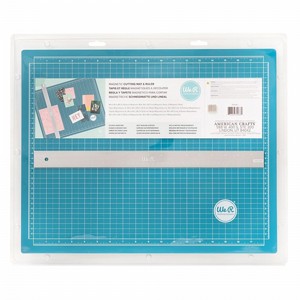 משטח חיתוך מתרפא מגנטי We R Makers - Crafters 14 x 18 Inch Magnetic Mat and 18 Inch Magnetic Rule משטח חיתוך מתרפא מגנטי We R Makers - Crafters 14 x 18 Inch Magnetic Mat and 18 Inch Magnetic Rule