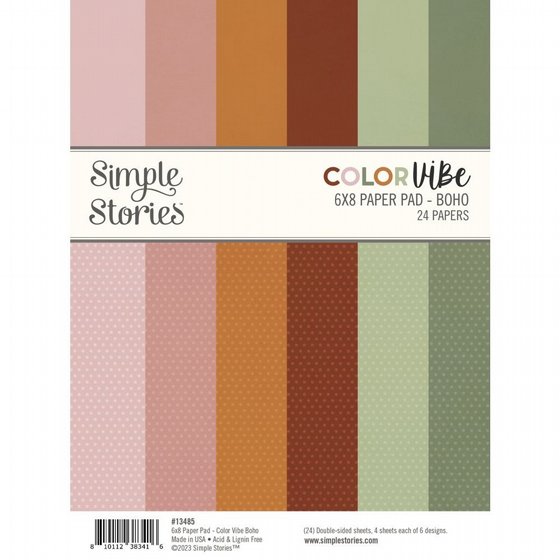 ���� ��� �������� ������� TRUE COLORS - 6X8 PADColor Vibe Boho 