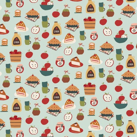 �� �������� ����� �������� ��������  12*12 ���� ����� Cider & Donuts - Journal Elements