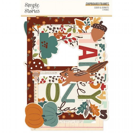 ������ ������� ������ ����� Cider & Donuts  Chipboard Frames