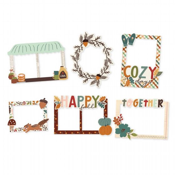 ������ ������� ������ ����� Cider & Donuts  Chipboard Frames