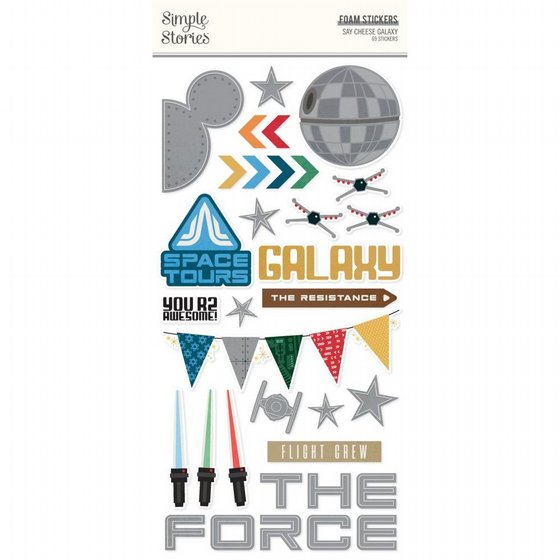 ���� ������ ��� ����� Say Cheese Galaxy - Foam Stickers