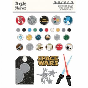 ������ ������� ������  ������ ����� Say Cheese Galaxy - Decorative Brads