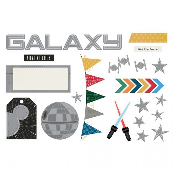 ���� ������ �������� ������ ����� Say Cheese Galaxy - Simple Pages Page Pieces