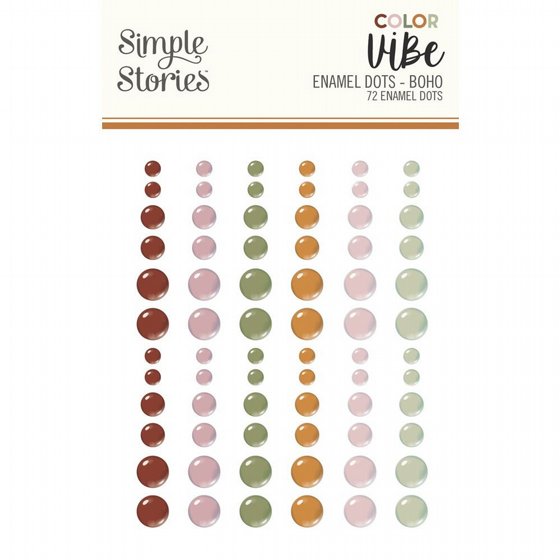 ���� ������ ������ ������� ������� ������ ����� Color Vibe Enamel Dots - Boho