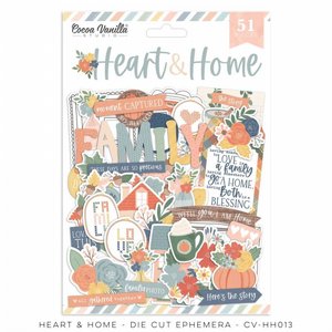 ������ �������� �������� ����� HEART & HOME � DIE CUT EPHEMERA