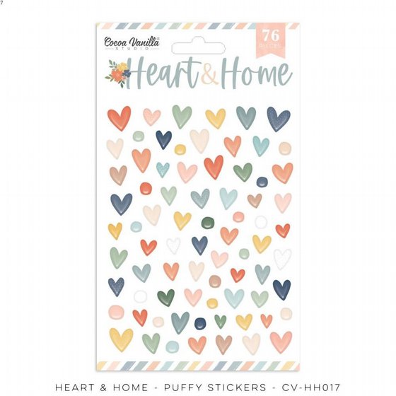 ����� ������ ��� ��� �������� HEART & HOME � PUFFY STICKERS