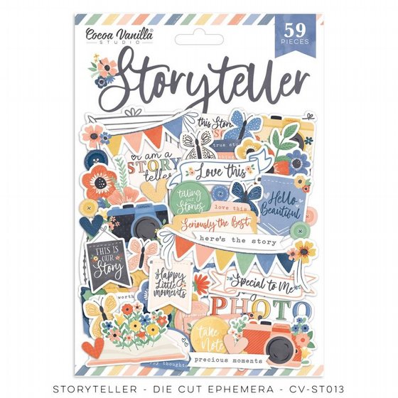 ������ �������� �������� ����� STORYTELLER � Die Cut Ephemera