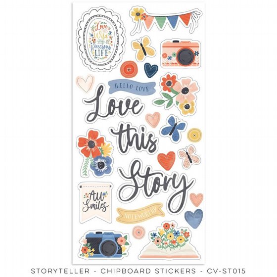 ���� ������ ������� ����� STORYTELLER � CHIPBOARD STICKERS