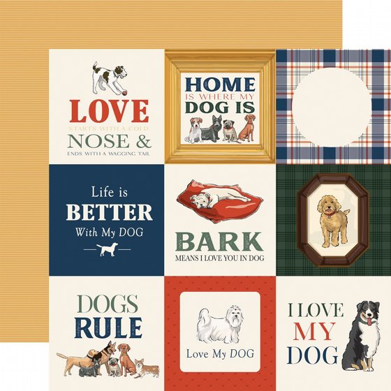 �� �������� ����� 12*12 ���� ����� Best In Show 4x4 Journaling Cards 12x12 Patterned Paper
