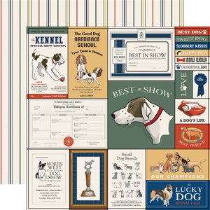 דף קארדסטוק מעוצב 12*12 אינץ' מסדרת Best In Show Multi Journaling Cards דף קארדסטוק מעוצב 12*12 אינץ' מסדרת Best In Show Multi Journaling Cards