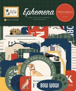חיתוכי קארדסטוק איכותיים מסדרת Best In Show Ephemera חיתוכי קארדסטוק איכותיים מסדרת Best In Show Ephemera